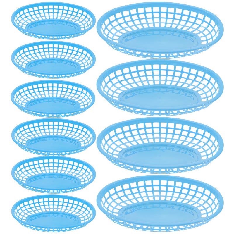 pcs Serving Baskets Reusable Fast Baskets Chicken Burgers Baskets - Image 2