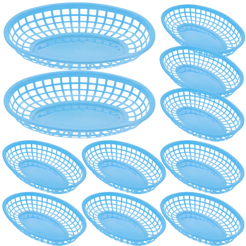 pcs Serving Baskets Reusable Fast Baskets Chicken Burgers Baskets - Image 1