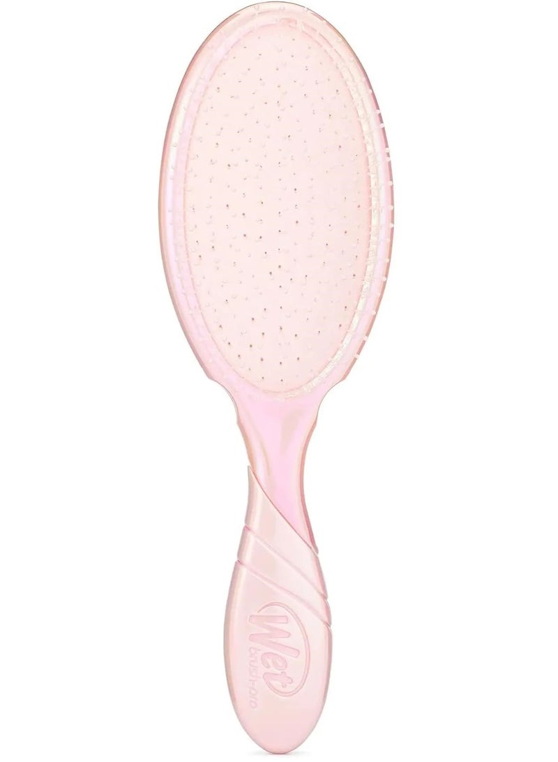 Wet Brush Pro Detangler – IntelliFlex Bristles Hairbrush for Wet & Dry Hair - Pearlescent Pink - Image 1