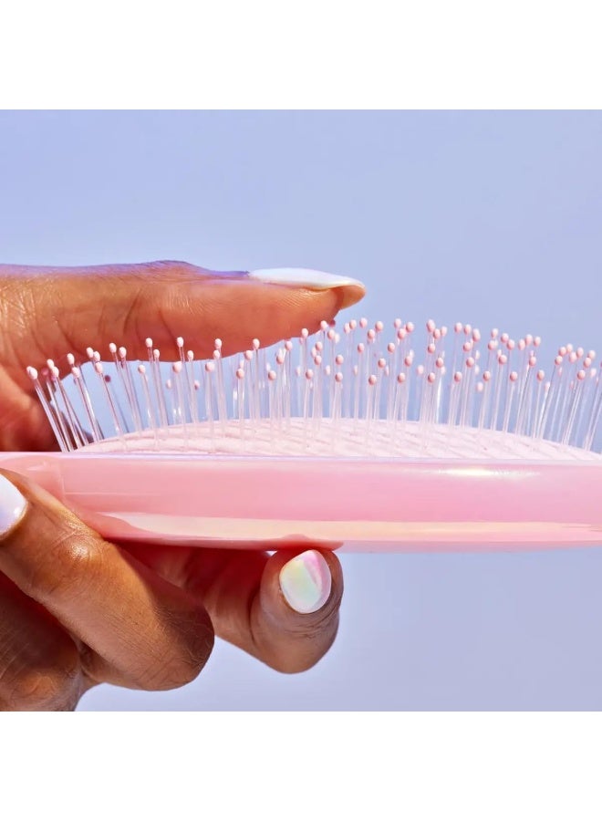 Wet Brush Pro Detangler – IntelliFlex Bristles Hairbrush for Wet & Dry Hair - Pearlescent Pink - Image 4