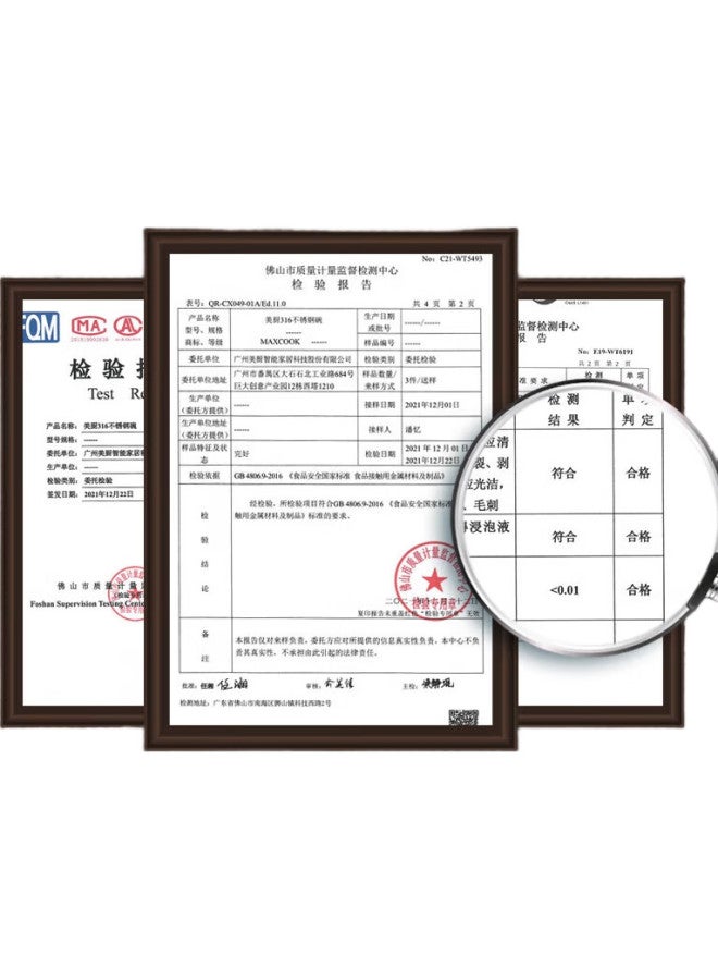 MAX COOK Meichun (Maxcook) 316L Stainless Steel Bowls, Double-Layer Insulated Soup Bowls, Rice Bowls, Tableware, Noodle Bowls, 13Cm, Set Of 2, Mcwa4756 - Image 3