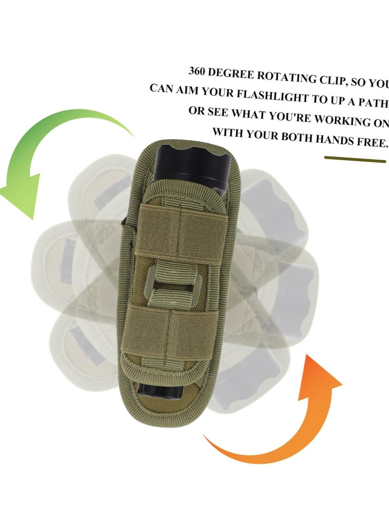 360-Degree Rotatable Flashlight Belt Holder with Clip - Image 5