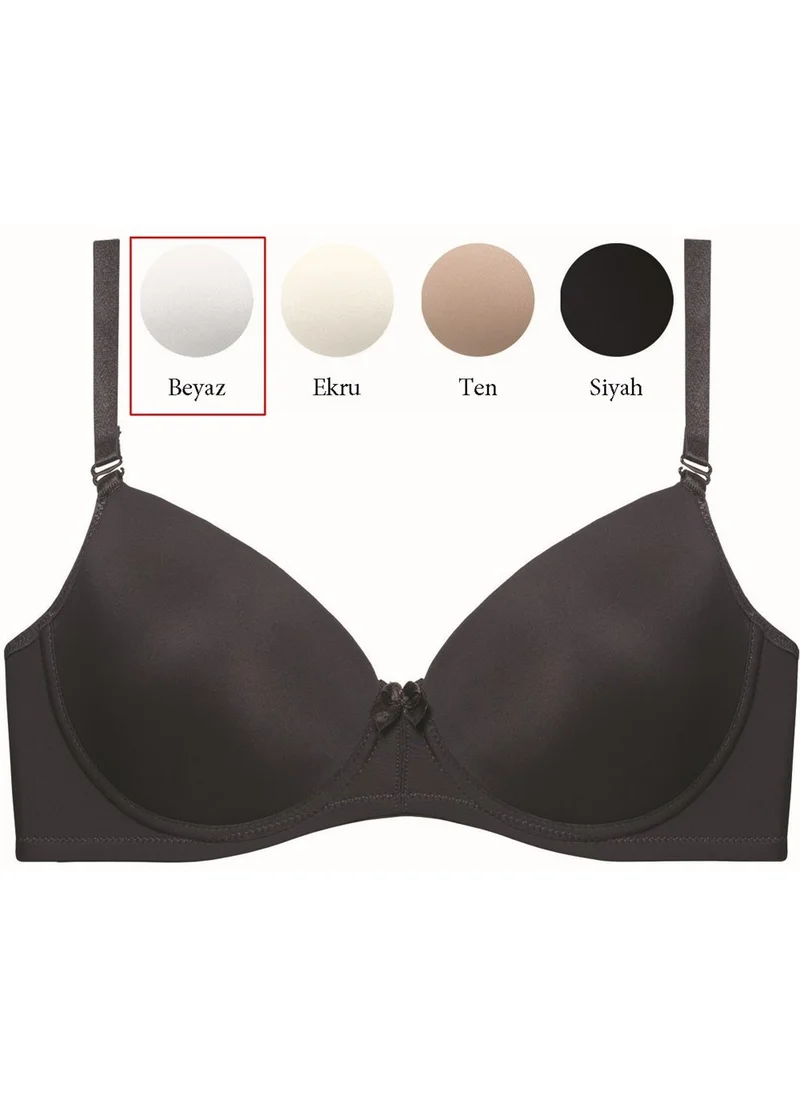 Magic Form 3045 Plain Fabric Thin Sponge Empty Cup Large Size Underwire Bra