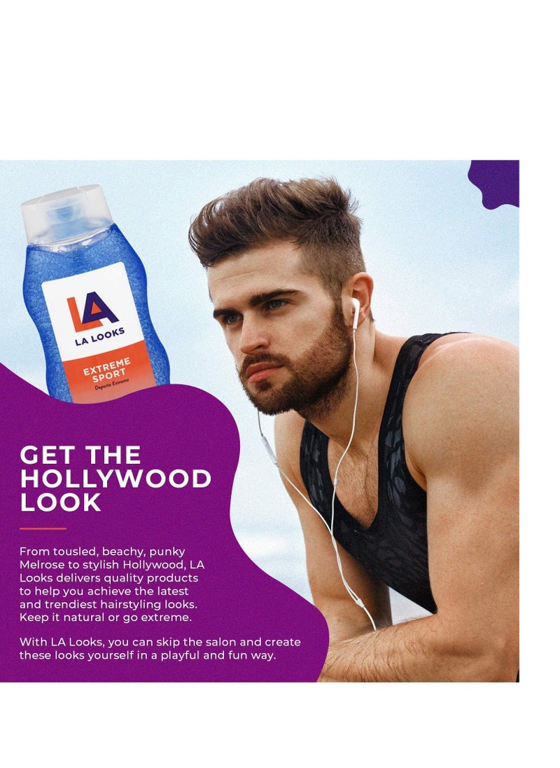 la looks - LA Looks Styling Hair Gel - Extreme Sport - 20 Oz - Hold for High Performance Activity - Image 1