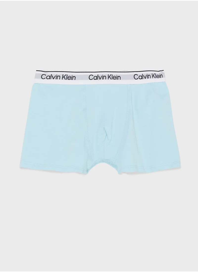 CALVIN KLEIN Kids 3 Pack Assorted Trunks