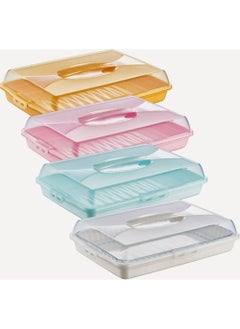 Evefix Cake Cake Pastry Storage and Transport Container - Rectangular  - Image 2