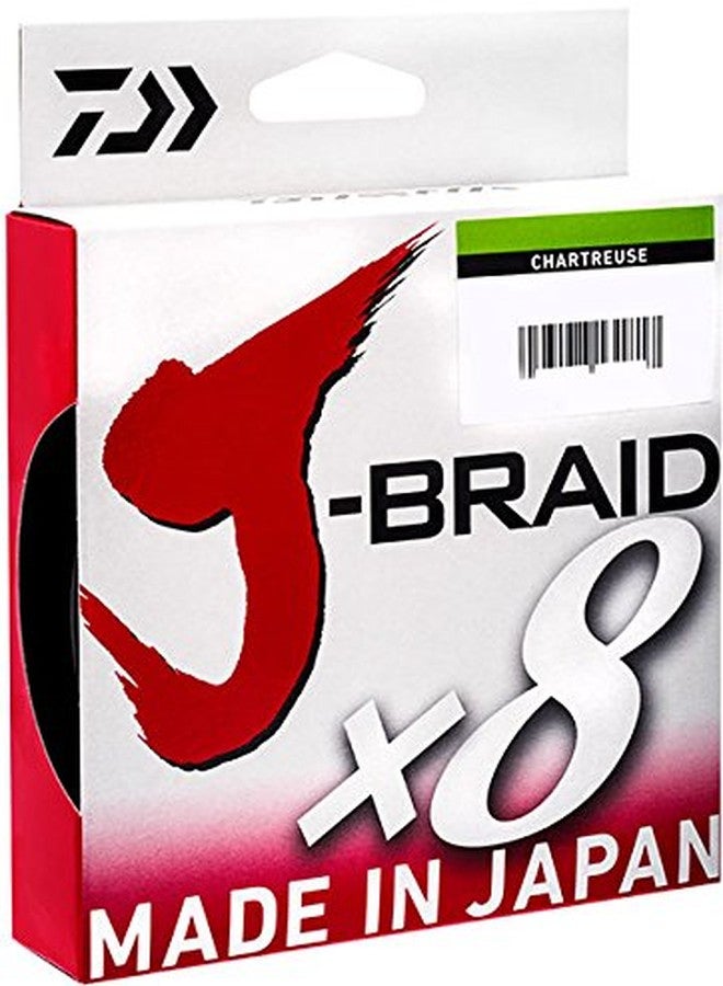 دايوا بكرة دايوا J-BRAIDX8، بكرة حشو، لون أخضر مصفر، قطر الخيط الأحادي = 10 رطل. - Image 3