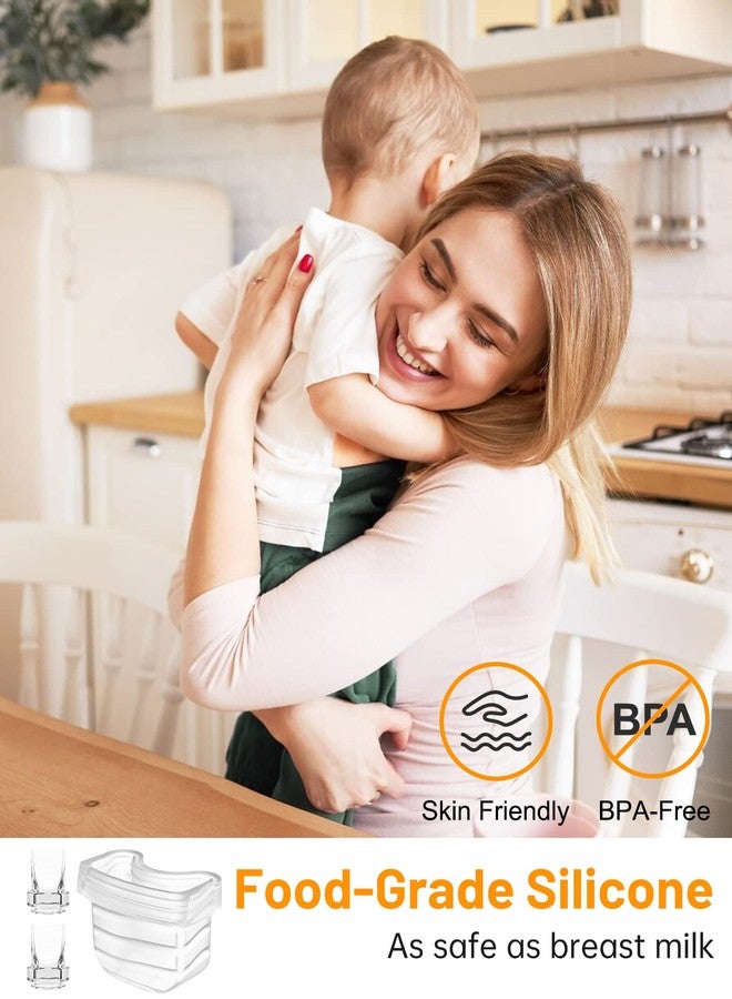 Mumgaroo Hands Free Breast Pump Accessories, Silicone Diaphragm * 1 and Duckbill Valve * 2 for Mumgaroo Wearable Breast Pump, Also Compatible with MomMed S18/S21, MISSAA S18/S21 - Image 2