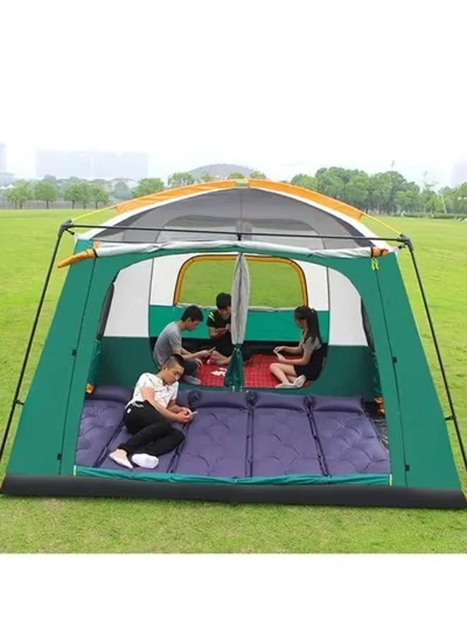 Jourvent Large Family Standing Upright Camping Tent 8-12 Persons Multi-Room Waterproof Tent with Screened Porch - Glamping Tent for Outdoor Camping & Family Vacation - Image 2