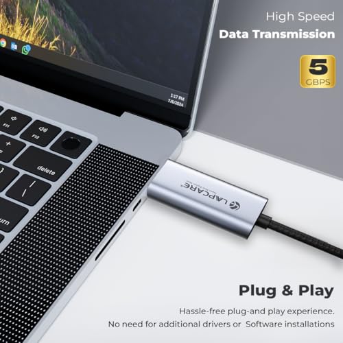 Lapcare Type C to 2.0 HDMI Cable, 4Kx2K@30Hz UHD Resolution, 1.5 Mtr, 5GBPS Transmission Speed, High-Speed, Male to Male, Compatible with TV, Laptop, Type-C Smartphone, Projector, etc - Image 3