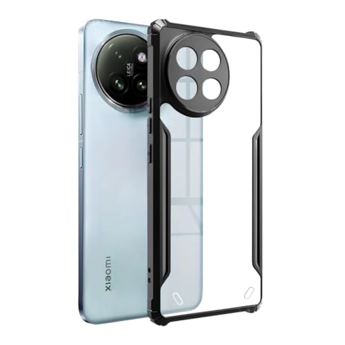 Spazy Case® Xiaomi 14 Civi Back Cover | Transparent Crystal Clear Hard PC Back Case with TPU Bumper, Drop Protection Case Cover for Xiaomi 14 Civi - Image 1