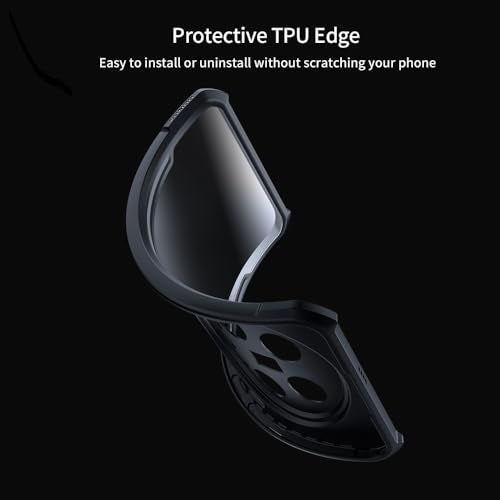 Spazy Case® Xiaomi 14 Civi Back Cover | Transparent Crystal Clear Hard PC Back Case with TPU Bumper, Drop Protection Case Cover for Xiaomi 14 Civi - Image 5
