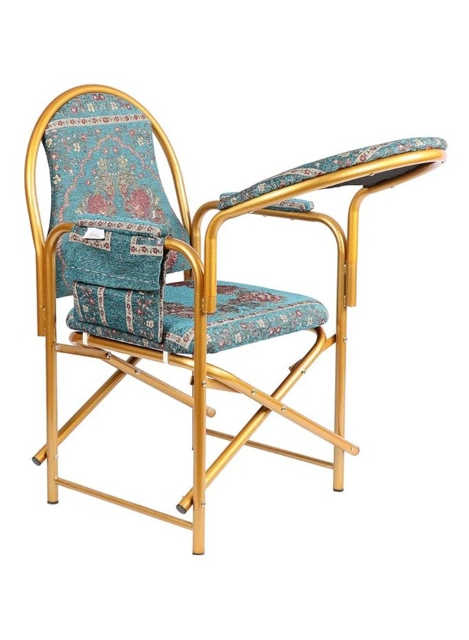 سندس كرسي صلاة من الالمنيوم القوي لون ازرق - Image 1