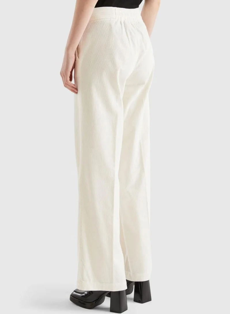 يونايتد كولورز أوف بينتيون بنطلون مخمل واسع