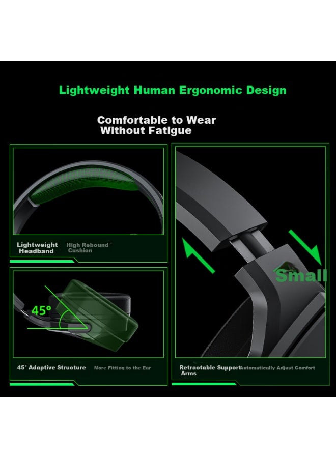 Xiberia V13upro Gaming Headset Over Ear Wired Usb 7.1 Surround Sound Pc Headphones With Microphone Chicken Dinner Headset Upgrade Version - Image 3