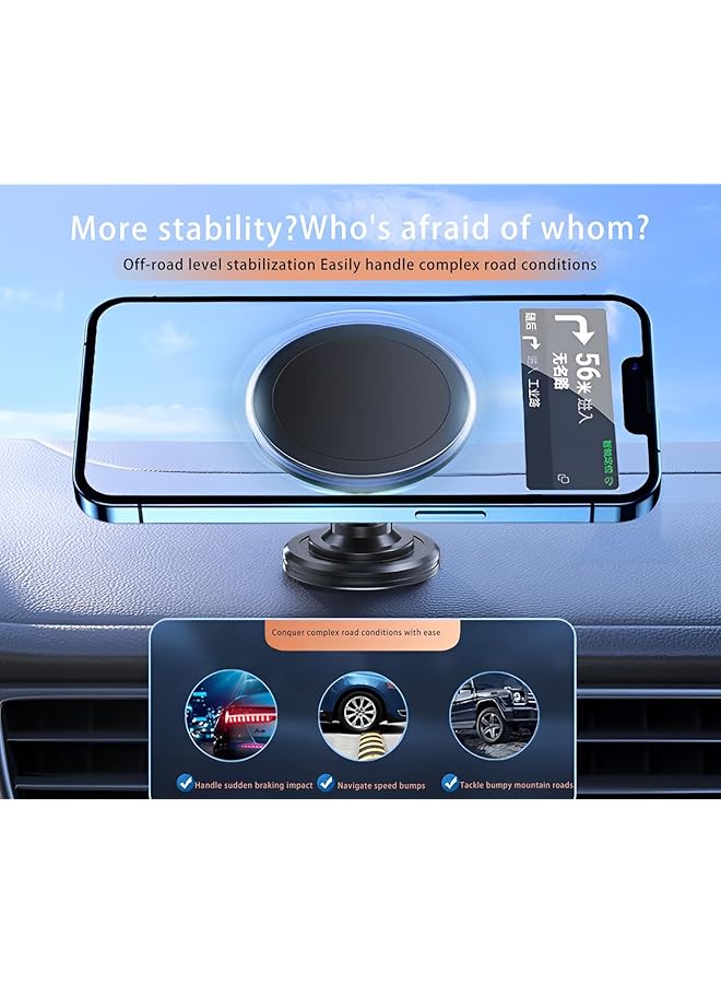 NALACAL Car Mount, Multi-Functional Fits Mag-Safe Car Mount, Strong Magnetic Phone Holder, For Mag-Safe Gym Mount, Adhesive Base, Portable Support, Fits Iphone 15 Car Mount For All Phones And Mag-Safe Cases - Image 5