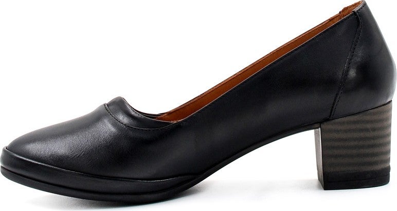 Fast Step Genuine Leather Women's Chunky Heel Shoes 411ZA277  - Image 3