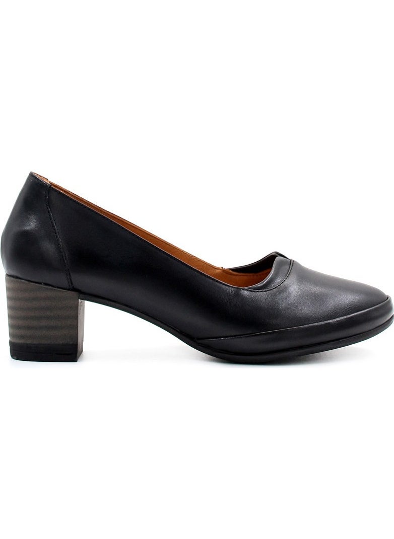 Fast Step Genuine Leather Women's Chunky Heel Shoes 411ZA277  - Image 1