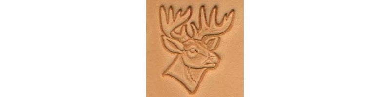 Tandy Leather Deer Head Craftool 3D Stamp 8834100