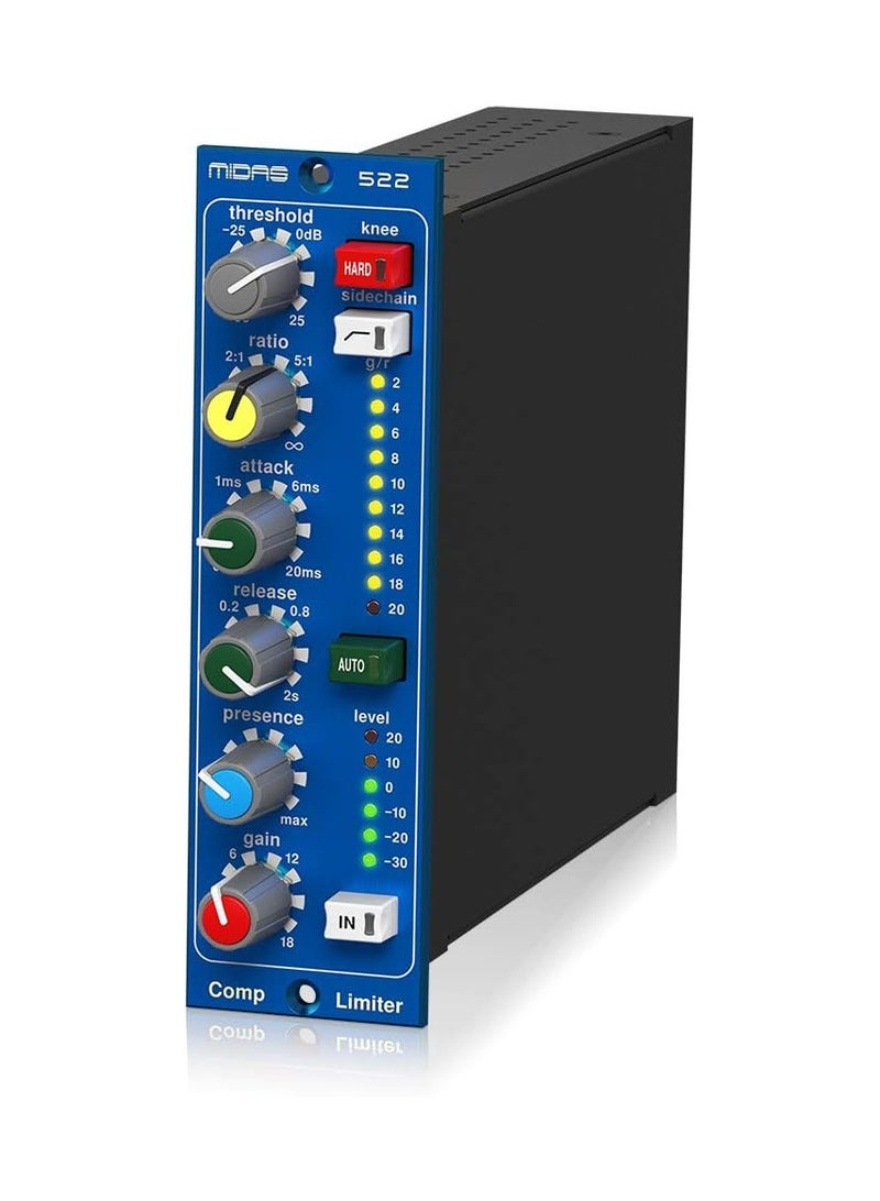 MIDASCompressor/Limiter 500 Series with Dynamic Presence Control COMPRESSORLIMITER522V2 - Image 3