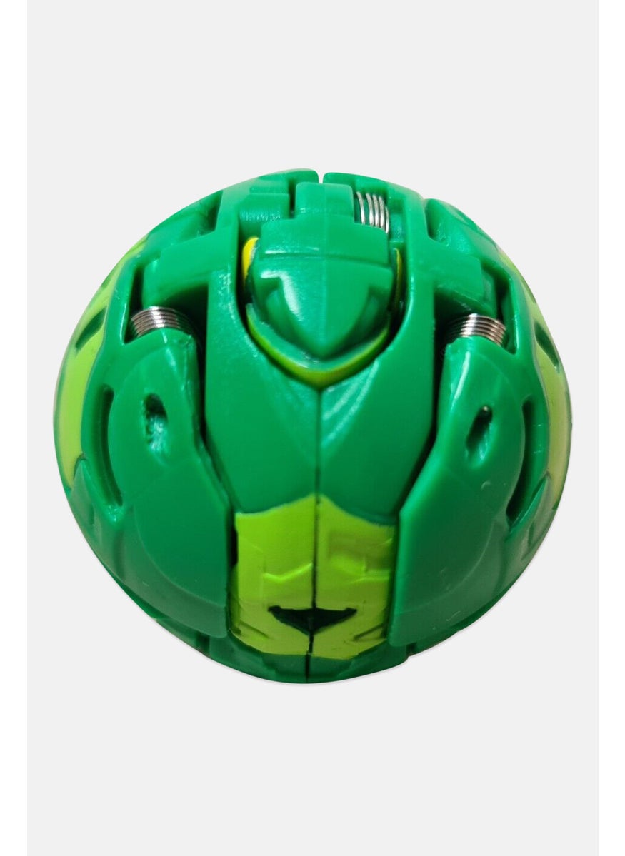BAKUGAN - Bakugan Battle Planet 2in Tall Ventus Fade Ninja Action Toy, Green Combo - Image 1