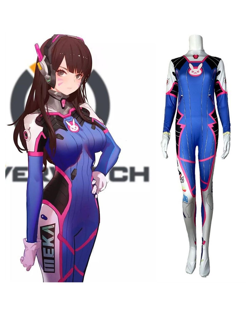 Overwatch mecha girl cos suit cosplay tights anime costume - Image 4