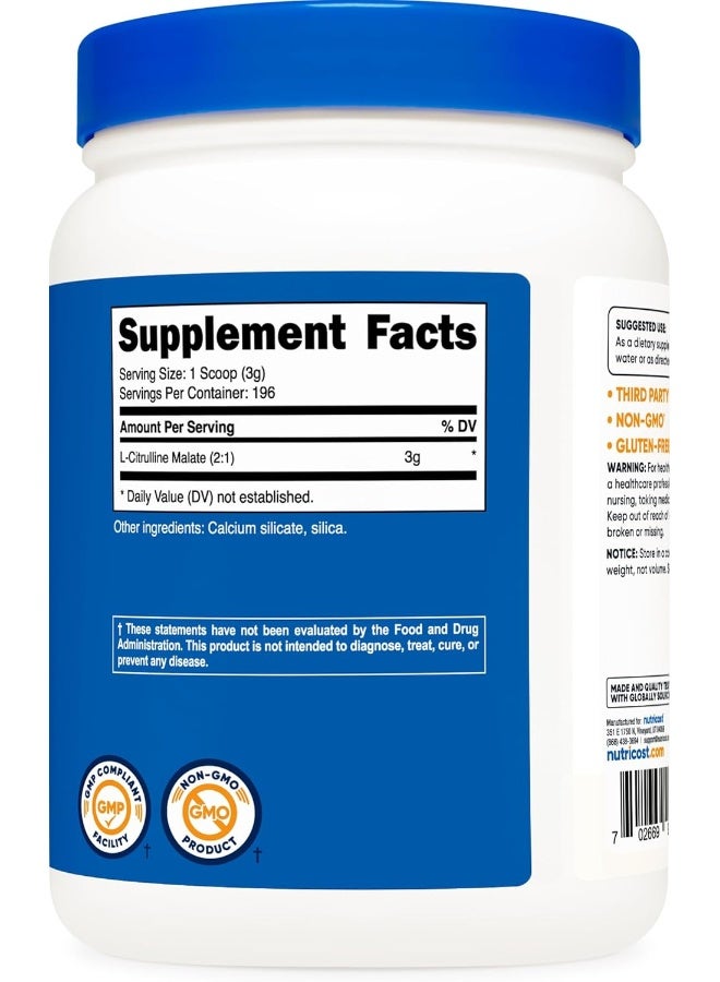 Nutricost L-Citrulline Malate Powder 600 Grams - Image 5