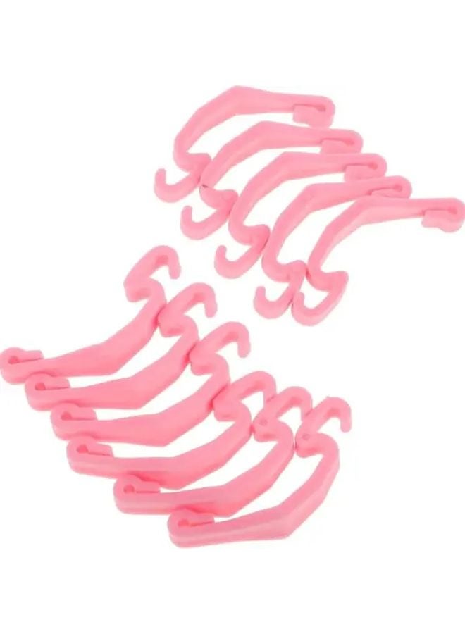 أبيض أسود 4 قطع موصلات تثبيت متينة من البلاستيك لقفص الفأر، إكسسوارات آمنة لأقفاص الطيور، أقفال سياج شبكي آمن للحيوانات الأليفة - Image 4