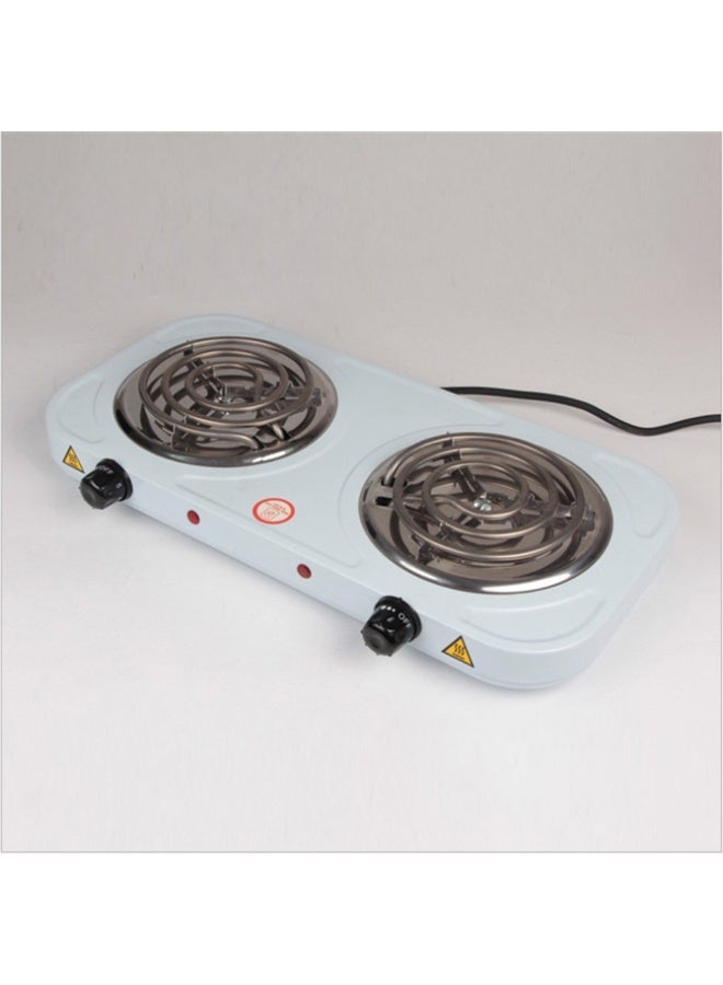 DubaiGallery Portable Electric Cooking Stove Dual Burner 2 x 1000W Hot Plate with Independent Temperature Control, Heavy Duty Heating Coils, Fast & Even Heating, Easy to Clean, Compact Kitchen Appliance for Everyday Cooking - Image 4