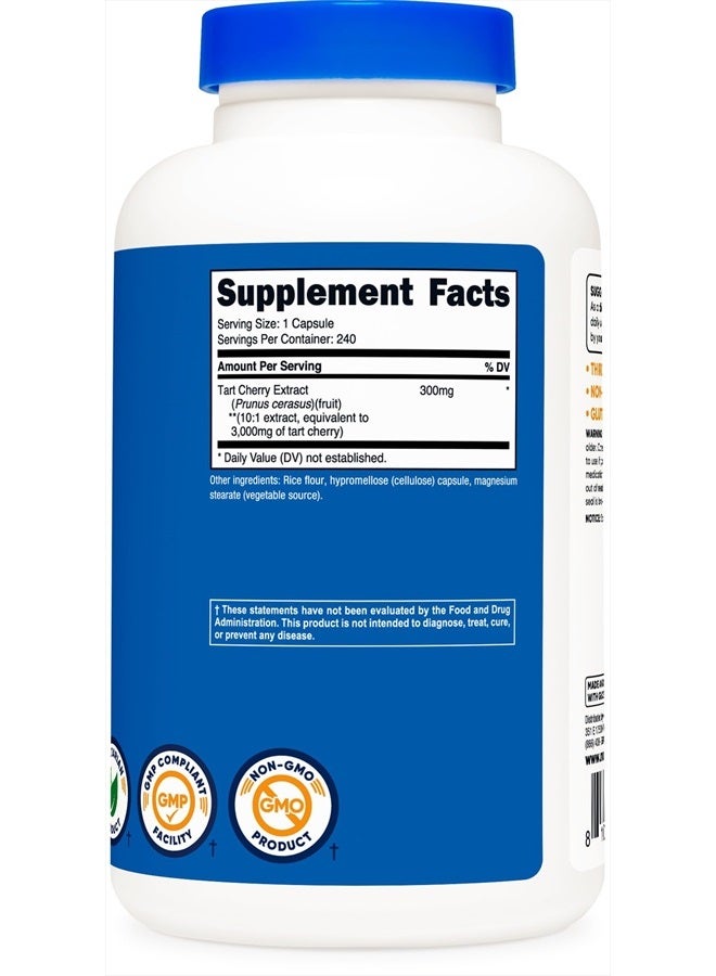 Nutricost Tart Cherry 3000mg, 240 Capsules - Image 5