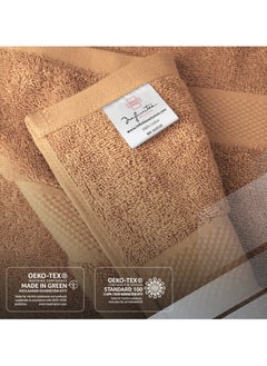 Infinitee Xclusives Premium Bath Towels Set Pack of 4-100% Ring Spun Cotton Towels - Beige Bath Towels 68cm x 137cm - Soft Feel, Quick Dry, Highly Absorbent Durable Towels, Perfect for Daily Use by Infinitee Xclusives  - Image 3