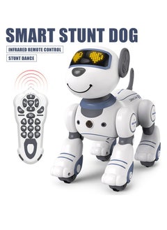 بيوينتي Remote Control Robot Dog Toy Programmable Smart Robot Dog for Kid Interactive Dancing Walking Singing Stunt Robot Dog Educational Toy Birthday Party Gift  - Image 2
