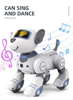 بيوينتي Remote Control Robot Dog Toy Programmable Smart Robot Dog for Kid Interactive Dancing Walking Singing Stunt Robot Dog Educational Toy Birthday Party Gift  - Image 4