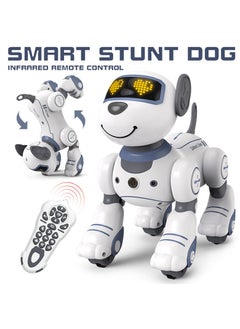 بيوينتي Remote Control Robot Dog Toy Programmable Smart Robot Dog for Kid Interactive Dancing Walking Singing Stunt Robot Dog Educational Toy Birthday Party Gift  - Image 3