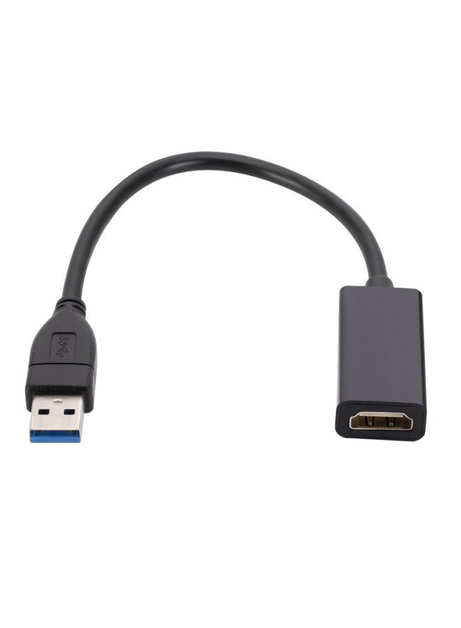 محول USB3.0 إلى HDMI محول USB إلى HDMI 1.8 متر 1080 بكسل يدعم نظام التشغيل Android Mac OS- اللون: USB إلى HDMI Small Shell - Image 2