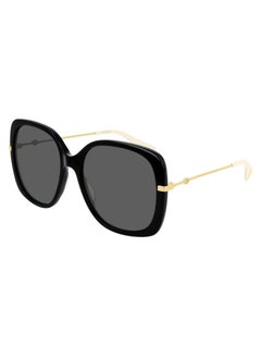 GUCCI Gucci Women Black Square Sunglasses with Grey lenses GG0511S-001 57  - Image 1