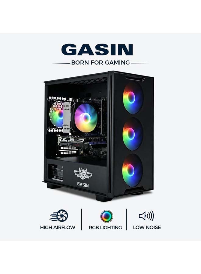 غاز حاسوب ألعاب بمعالج كور i5-11400F/1 تيرابايت SSD/16 جيجابايت RAM 3200MB DDR4/ويندوز 11 برو/4 جيجابايت NVIDIA GeForce GTX 1650 Super رسومات + جهاز استقبال بطاقة لاسلكية وبلوتوث - Image 2