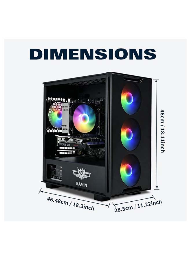 غاز حاسوب ألعاب بمعالج كور i5-11400F/1 تيرابايت SSD/16 جيجابايت RAM 3200MB DDR4/ويندوز 11 برو/4 جيجابايت NVIDIA GeForce GTX 1650 Super رسومات + جهاز استقبال بطاقة لاسلكية وبلوتوث - Image 5