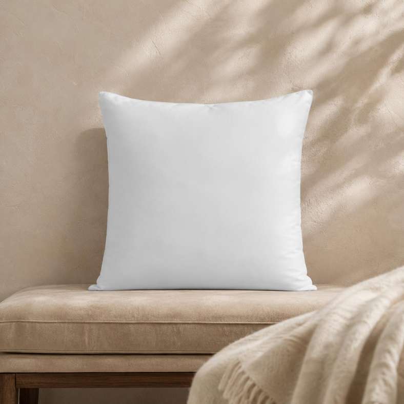 Pan Home وسادة حشو أساسية للغرفة مقاس 50×50 سم - أبيض - Image 1