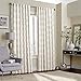 Eclipse Correll Rod Pocket Curtains for Bedroom, Single Panel, 52x63 / 63 Inches, Ivory - Image 2