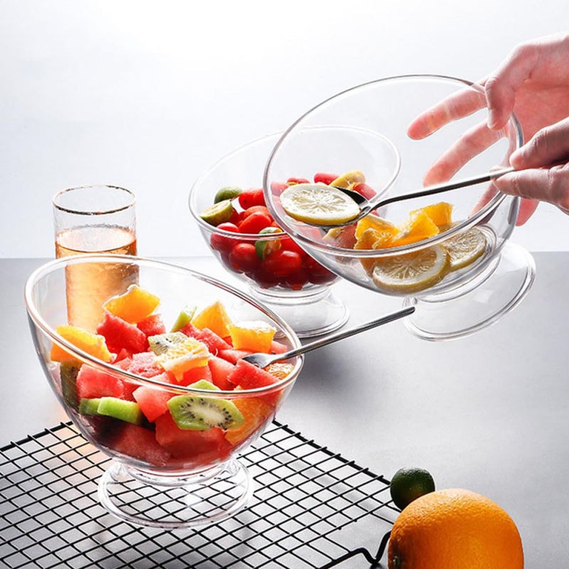 Japanese Style Angled Salad Bowl Multi Function Kitchen Gadget for Serving Fruit Dessert Vegetable Storage - Image 5