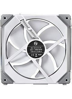 LIAN LI Uni Fan Sl140 Rgb X2 140Mm Revolutionized Daisy Chain Argb Fan White One Controller Included  - Image 2