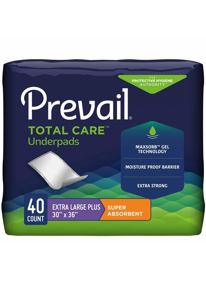Prevail Proven | Incontinence Underpads | Super Absorbent | 30" X 36" | 10 Count (Pack of 4) - Image 1