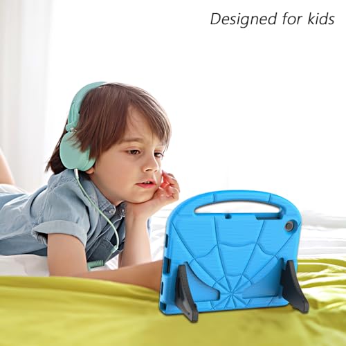 Lainergie Samsung Galaxy Tab A11+ Plus/A9+ Plus Case for Kids 11 Inch 2025/2024 Release, Galaxy Tab A11+/A9+ Case Lightweight Shockproof Kids Friendly Cover with Handle Stand, Blue - Image 5