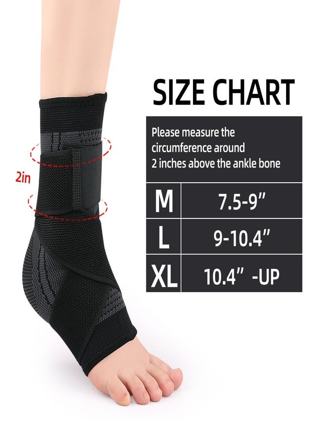 Youth Heel & Growth Plate Support Sleeve,Arch Support Socks,Ankle Brace with Ankle Support Strap, Sleeve Brace for Sprained Ankle (Medium) - Image 4