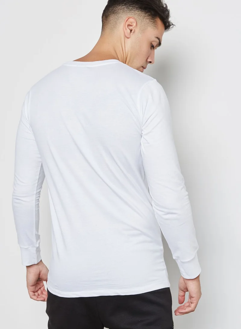 Seventy Five MMXVII Print Crew Neck T-shirt