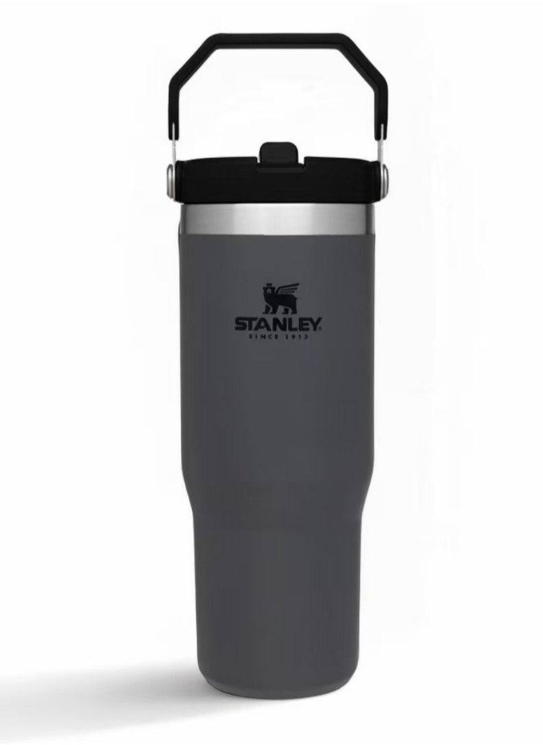 Stanley IceFlow Stainless Steel Tumbler - Vacuum Insulated Water Bottle for Home, Office or Car Reusable Cup with Straw Leak Resistant Flip Cold for 12 Hours or Iced for 2 Days, 30oz  - Image 1