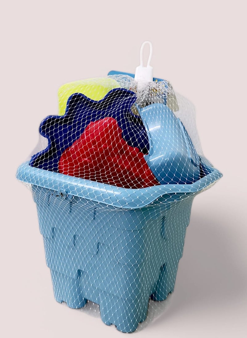 حسم العاب رمل شاطئ للاطفال، العاب رمل مع دلو رمل، مجموعة ادوات الشاطئ، مجموعة بناء القلعة الرملية - العاب سفر للاطفال الصغار في الهواء الطلق للاولاد والبنات - Image 5