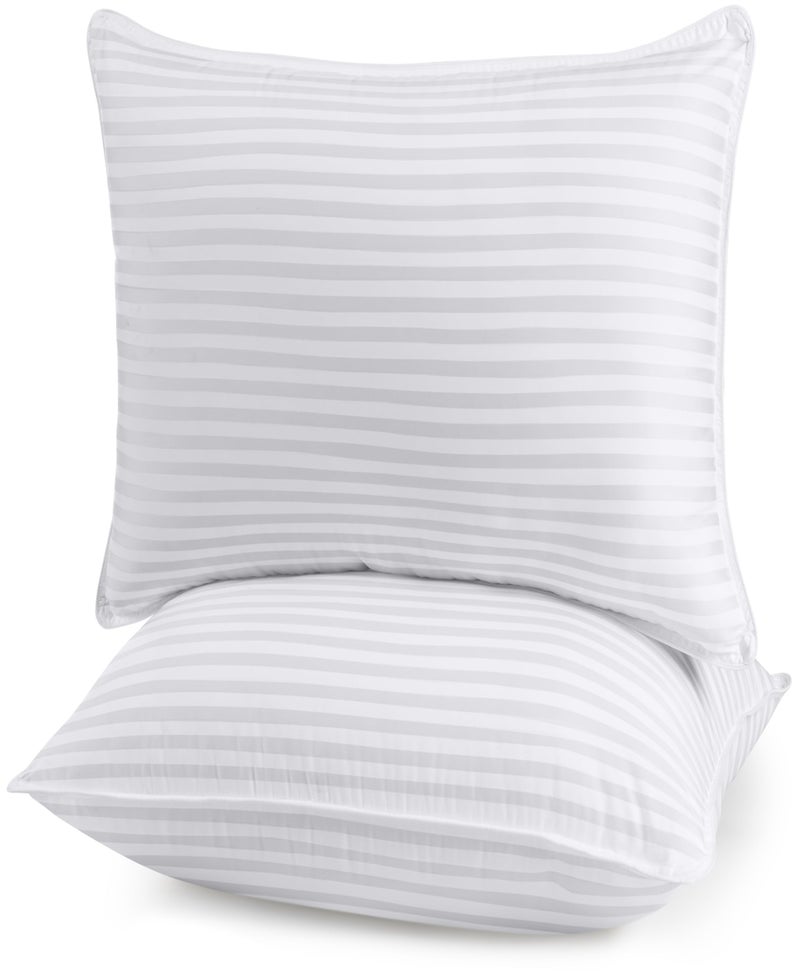 Utopia Bedding Bed Pillows for Sleeping European Size  1150 Grams Filled Hotel Quality Cooling Pillows for Side  Back or Stomach Sleepers (White  Set of 2) - Image 1