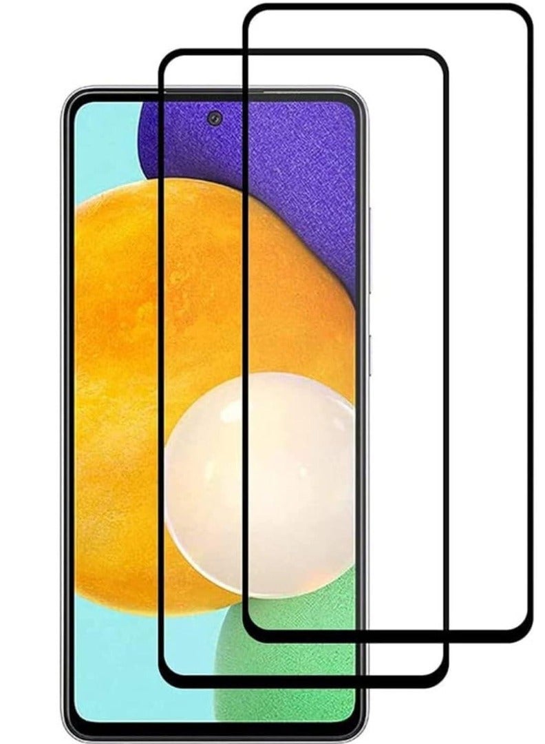 JAJEEK 2 Pack 5D Clear Tempered Glass Screen Protector for Samsung Galaxy A32 5G – Full Coverage, Ultra HD, Anti-Scratch, Bubble-Free, Case Friendly, Easy Installation – 9H Hardness Glass (For Samsung A32 5G) - Image 1
